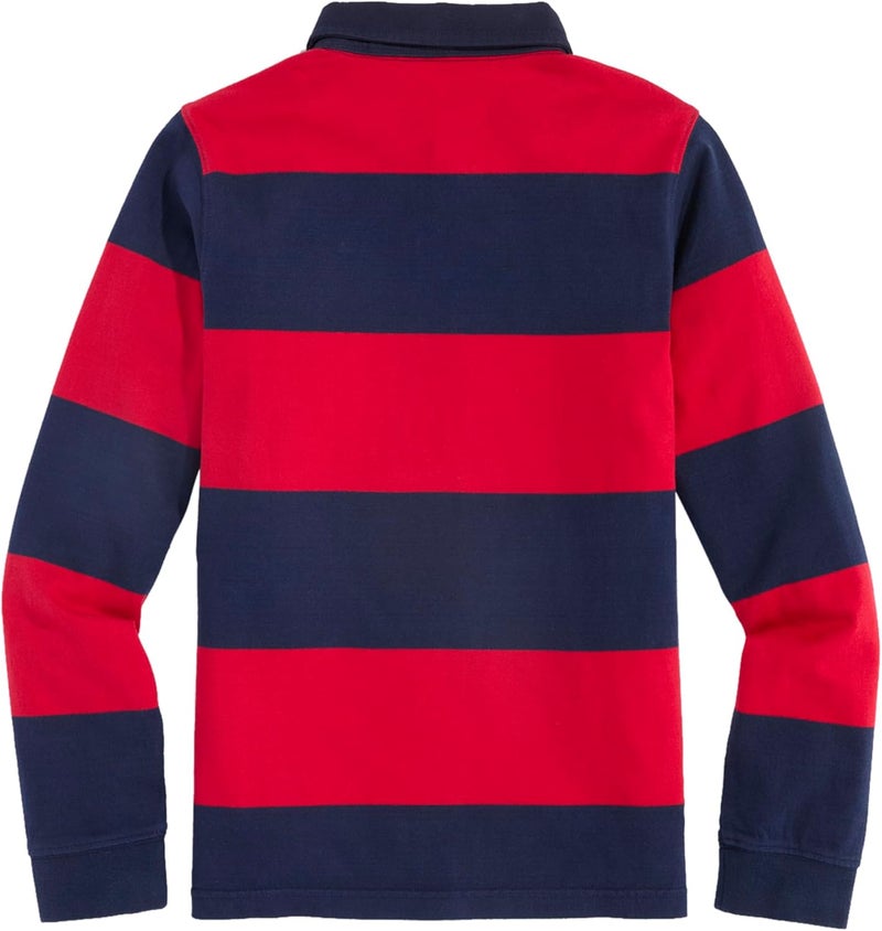 Vineyard Vines Boys Boys' Striped Cotton Rugby Shirt - Image 2